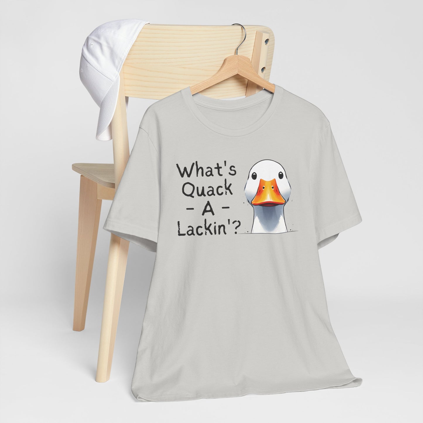 What's Quack-A-Lackin Whimsical Duck Short Sleeve Tee Shirt