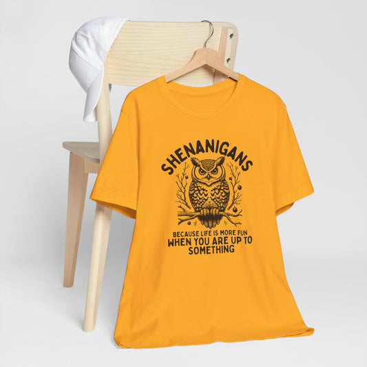 Shenanigans Owl "Because Life Is More Fun When You Are Up To Something"