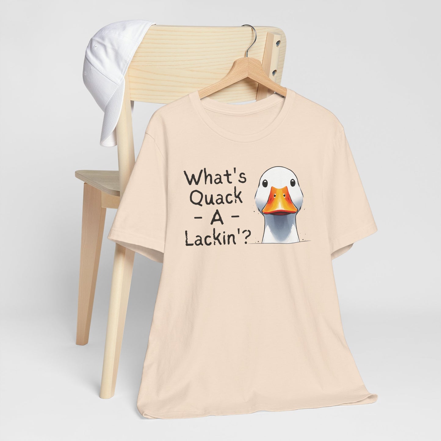 What's Quack-A-Lackin Whimsical Duck Short Sleeve Tee Shirt