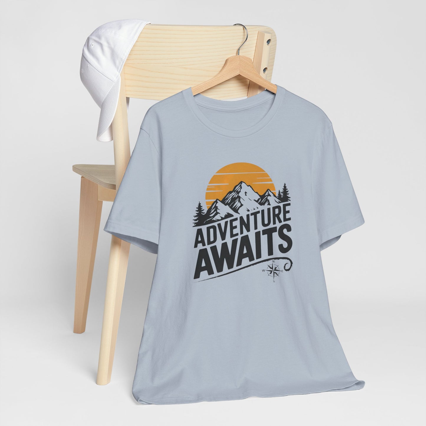 Adventure Awaits Vintage Compass Tee Shirt