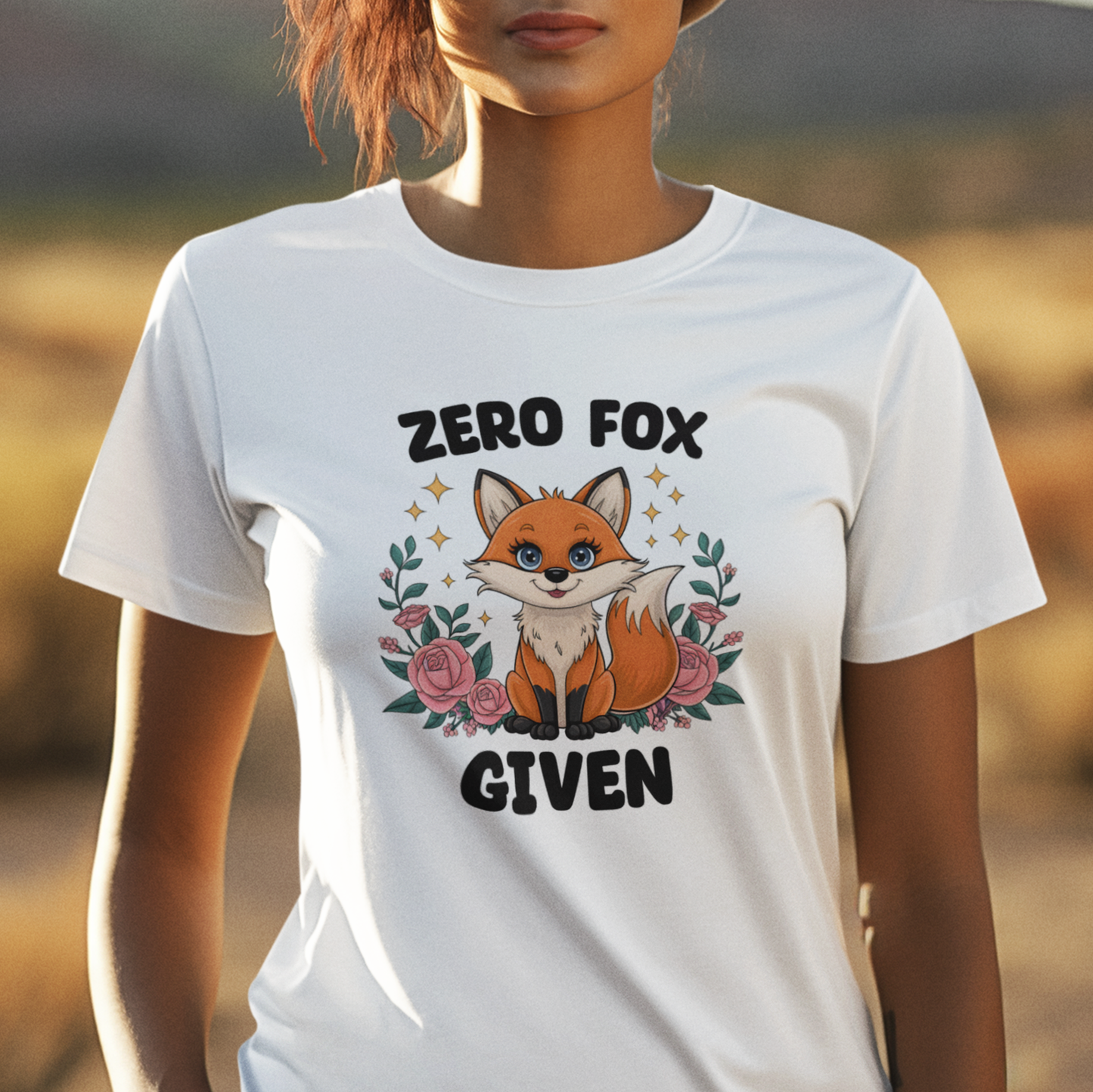 Zero Fox Given Sarcasticly Cute Tee Shirt