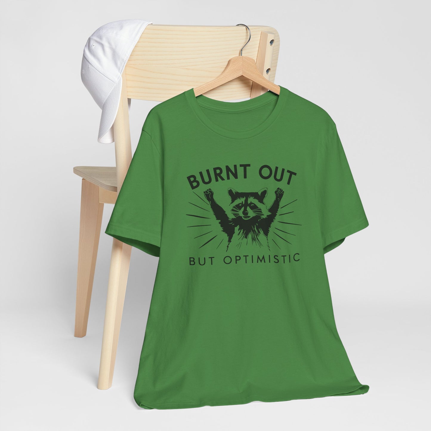 Sarcastically Optimistic Self Love Raccoon Tee