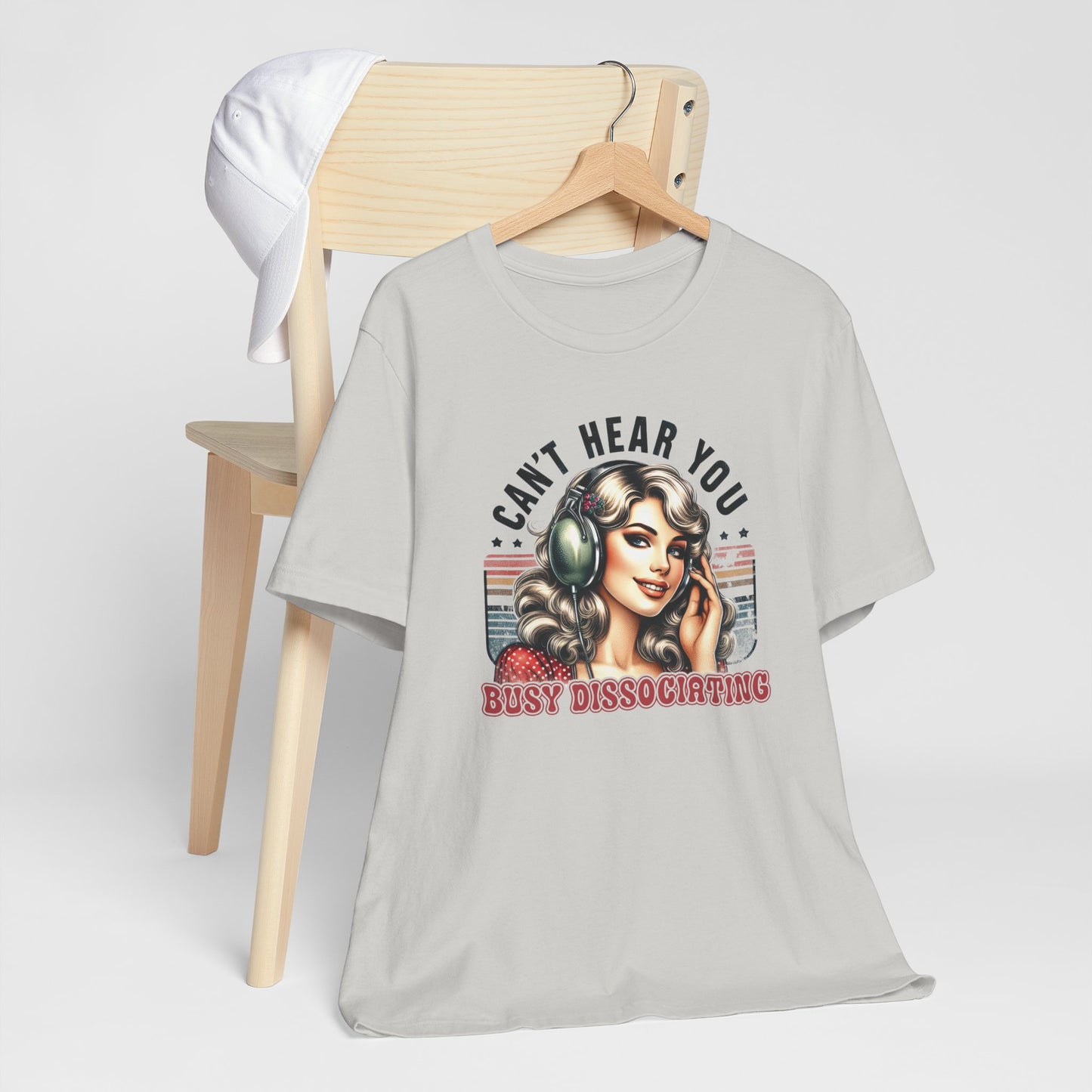 Can't Hear You - Busy Dissociating Vintage Sunset Tee Shirt