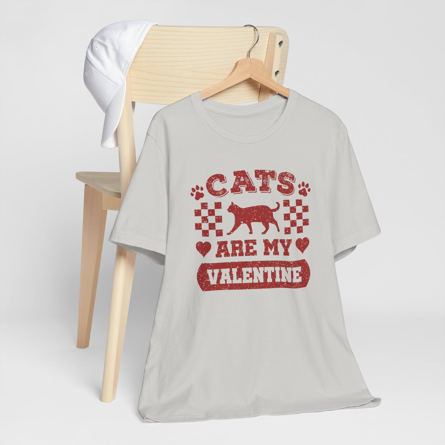 Cats Are My Valentine - Cat Valentine Tee For Cat Lovers
