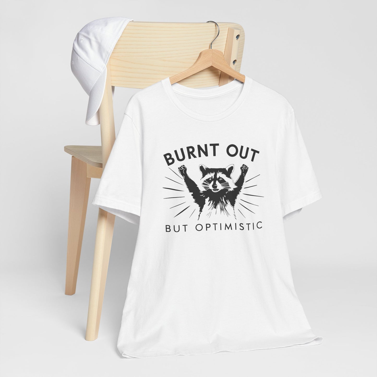 Sarcastically Optimistic Self Love Raccoon Tee