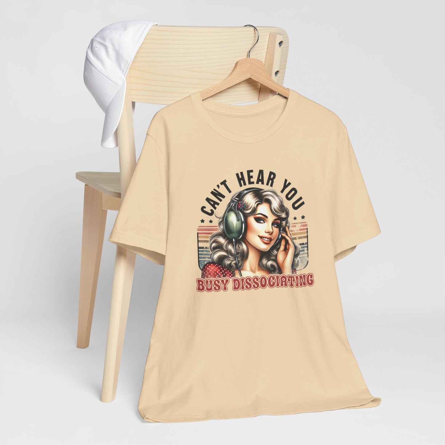 Can't Hear You - Busy Dissociating Vintage Sunset Tee Shirt