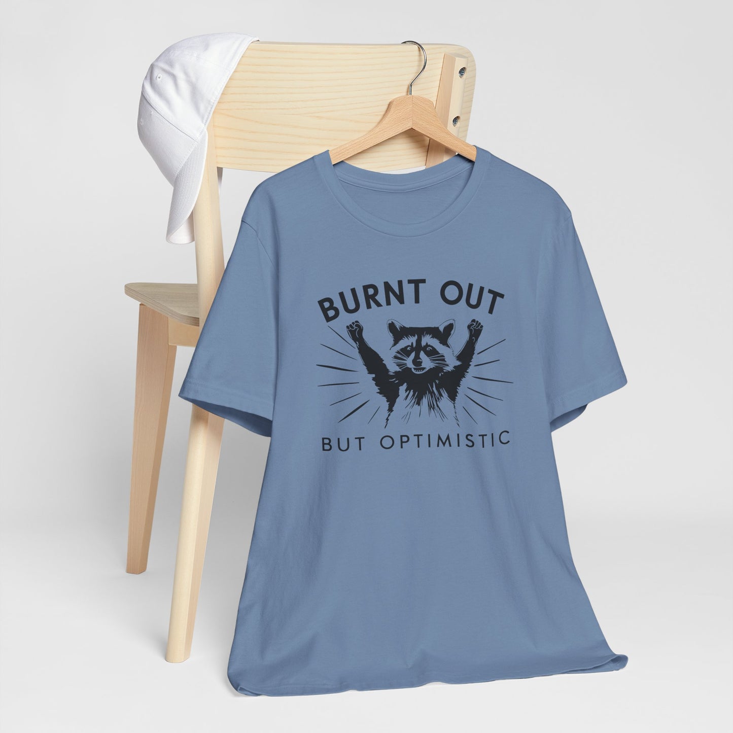 Sarcastically Optimistic Self Love Raccoon Tee