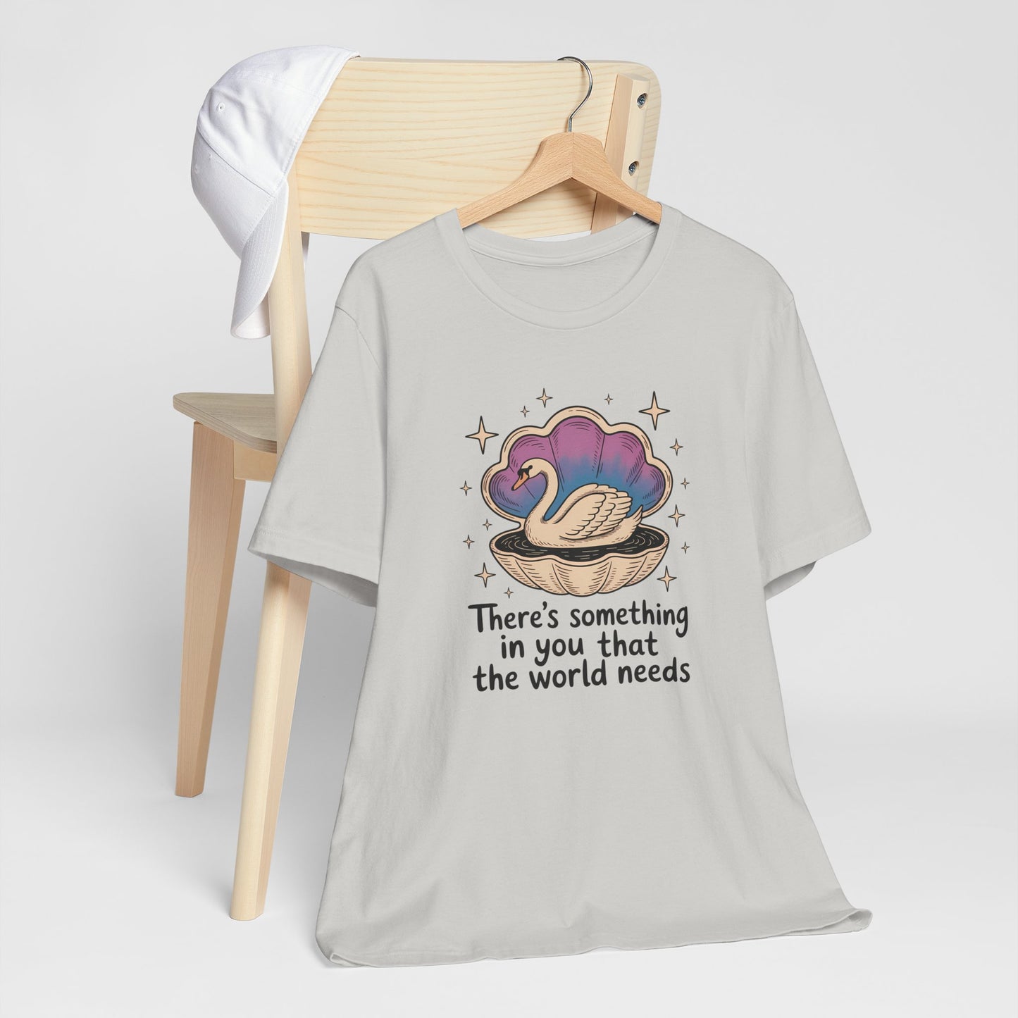 Inspirational Swan There's Something In You That the World Needs Tee Shirt