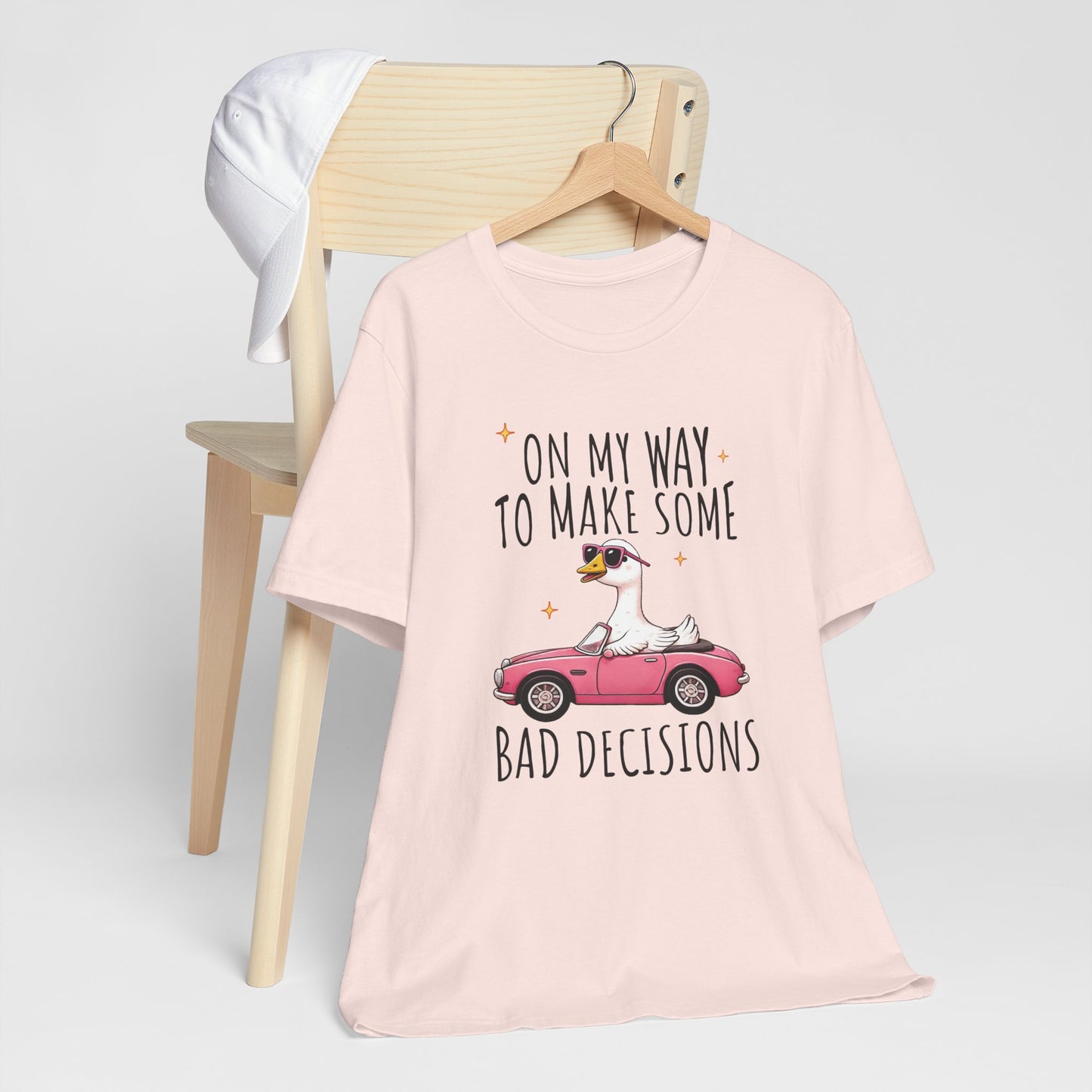 Bad Decisions Duck Driving Tee Shirt