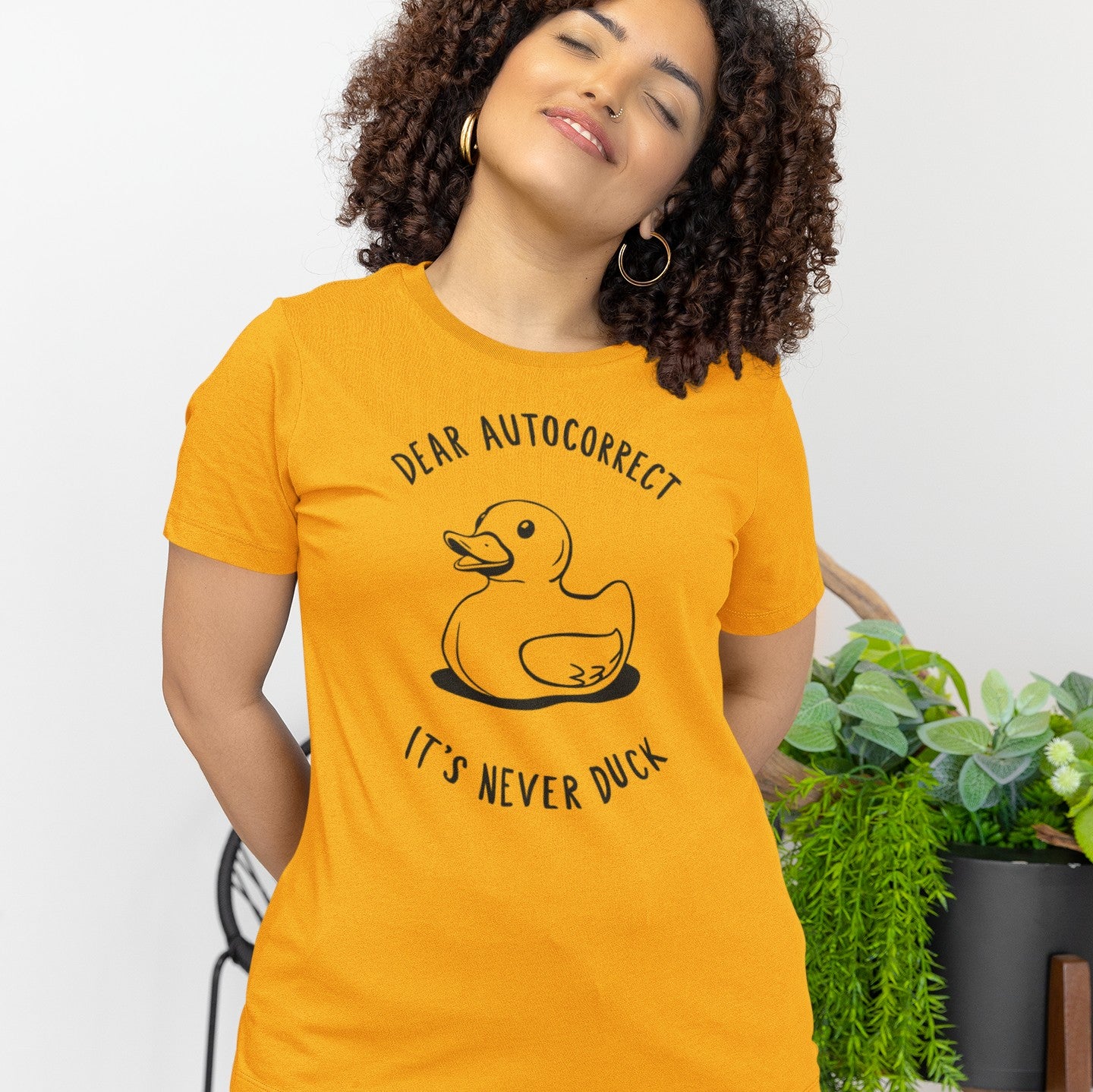 Dear Autocorrect - Funny Rubber Duck Tee