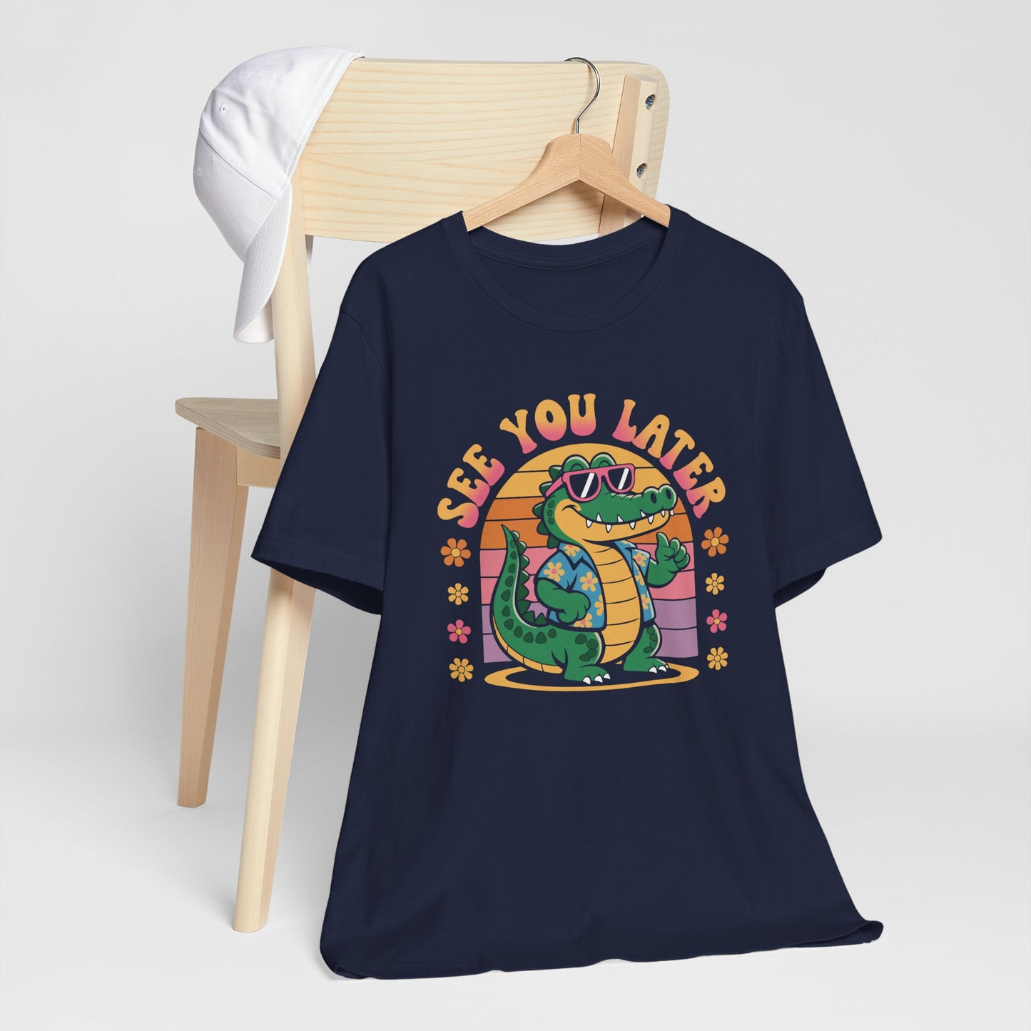 See You Later Alligator - Groovy Retro Sunset Graphic Tee