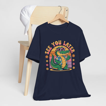 See You Later Alligator - Groovy Retro Sunset Graphic Tee
