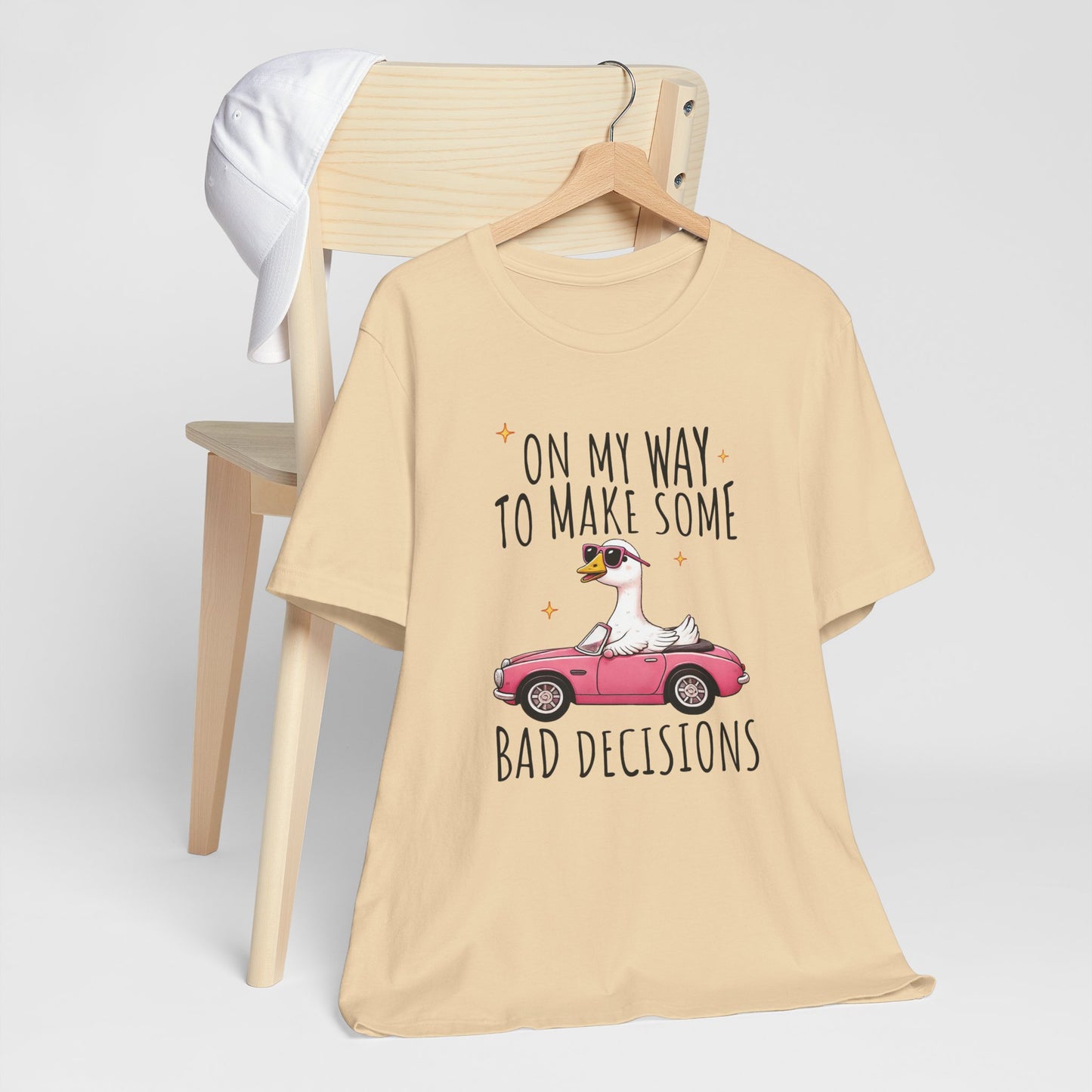 Bad Decisions Duck Driving Tee Shirt