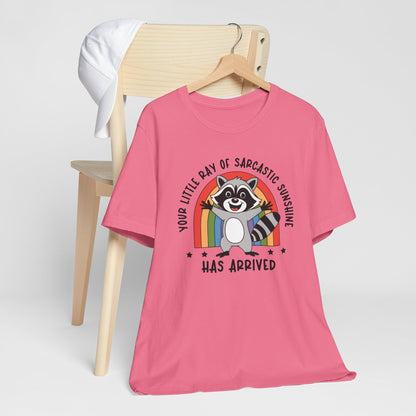 Sarcastic Ray Sunshine - Raccoon Lovers Tee