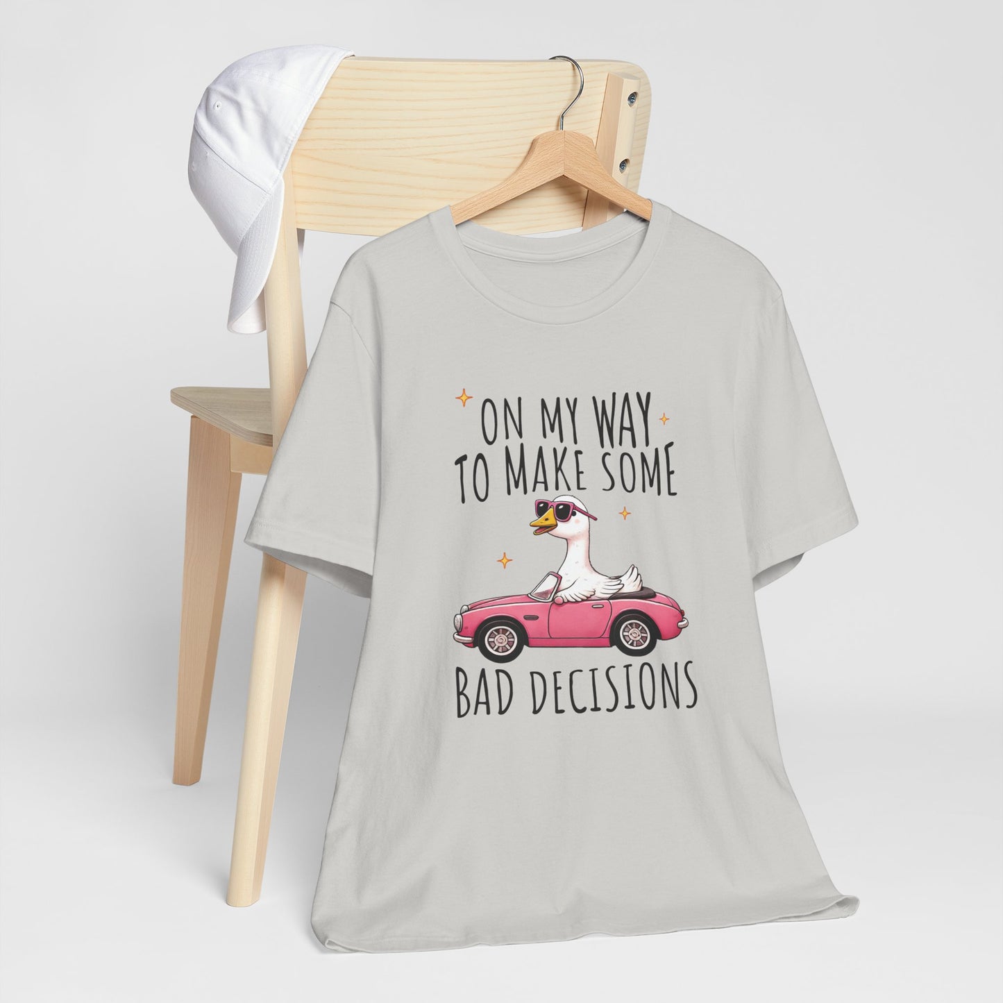Bad Decisions Duck Driving Tee Shirt