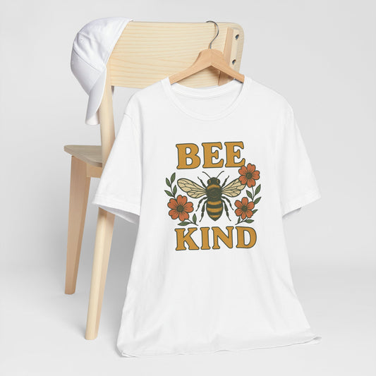 Bee Kind Floral Vintage Bee Tee Shirt