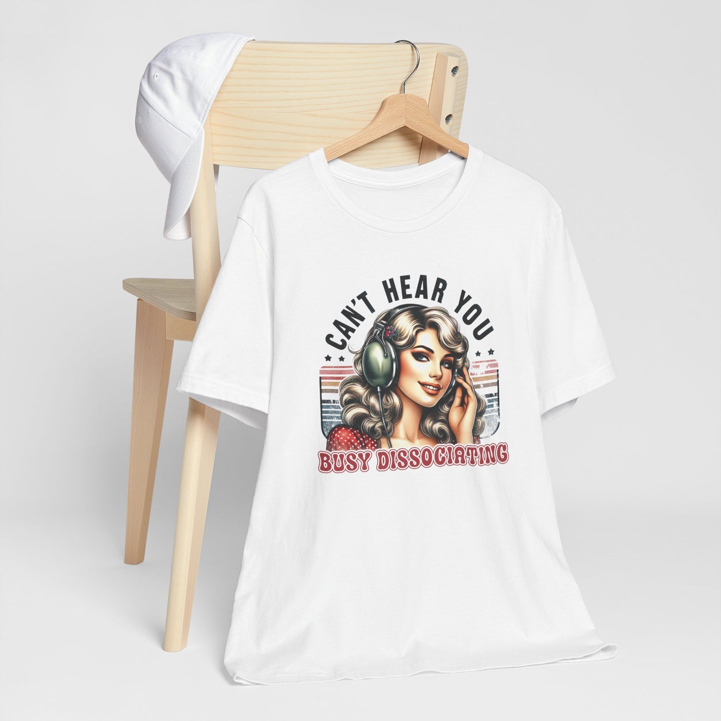 Can't Hear You - Busy Dissociating Vintage Sunset Tee Shirt