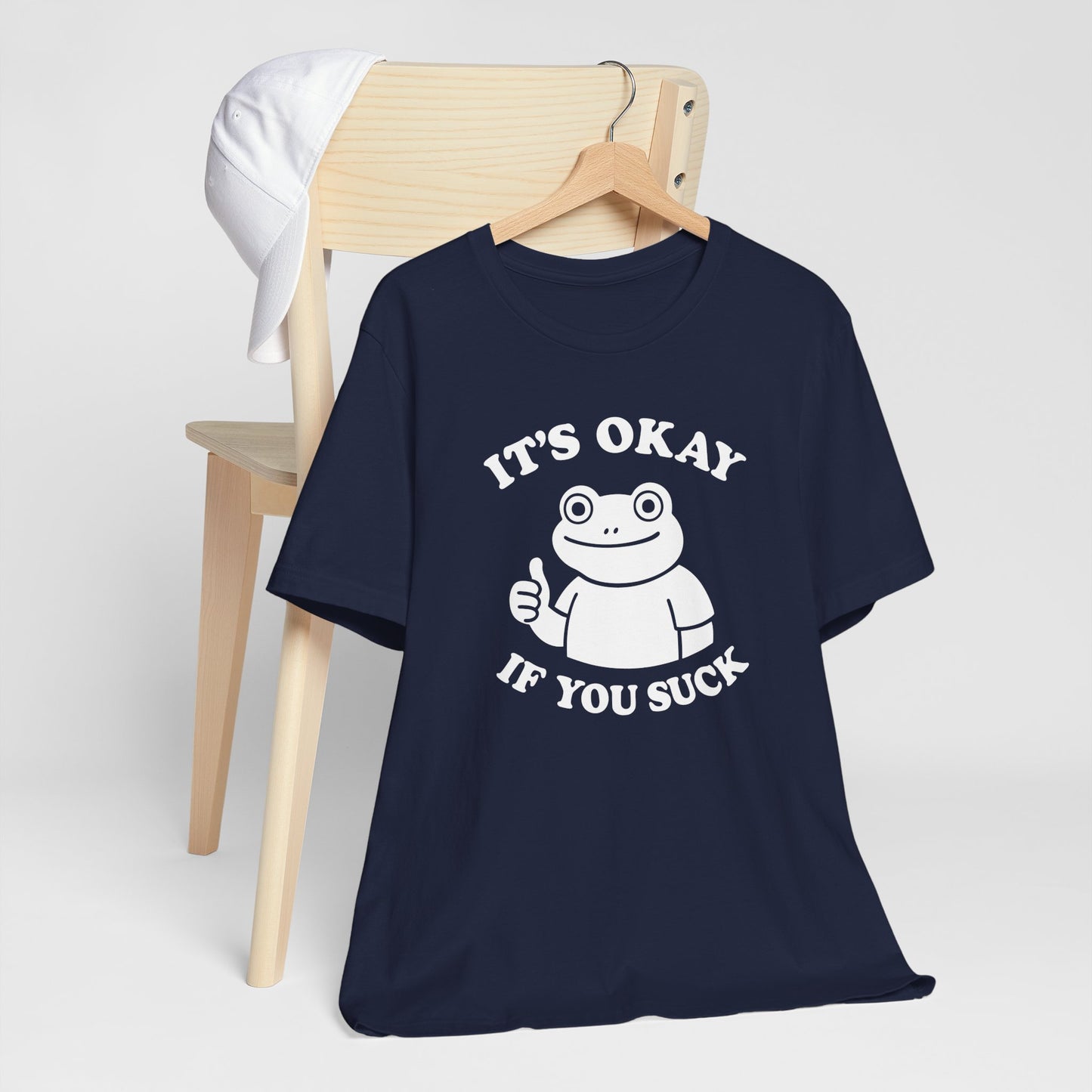 It's Okay If You Suck Funny Frog Short Sleeve Tee Shirt