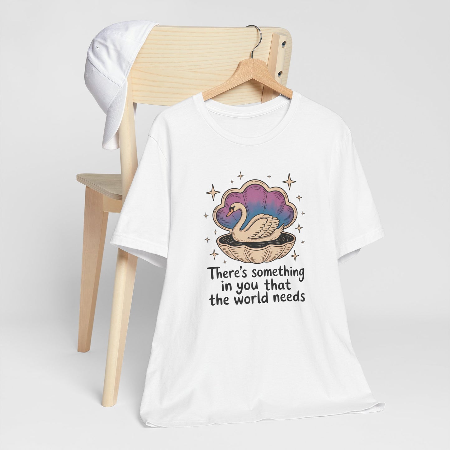 Inspirational Swan There's Something In You That the World Needs Tee Shirt