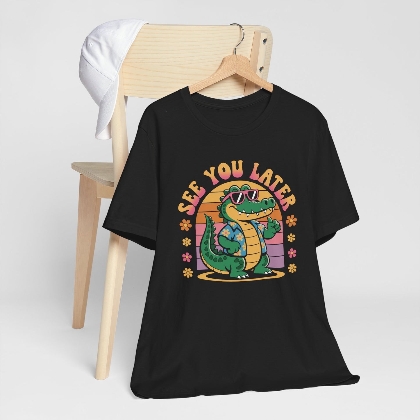 See You Later Alligator - Groovy Retro Sunset Graphic Tee