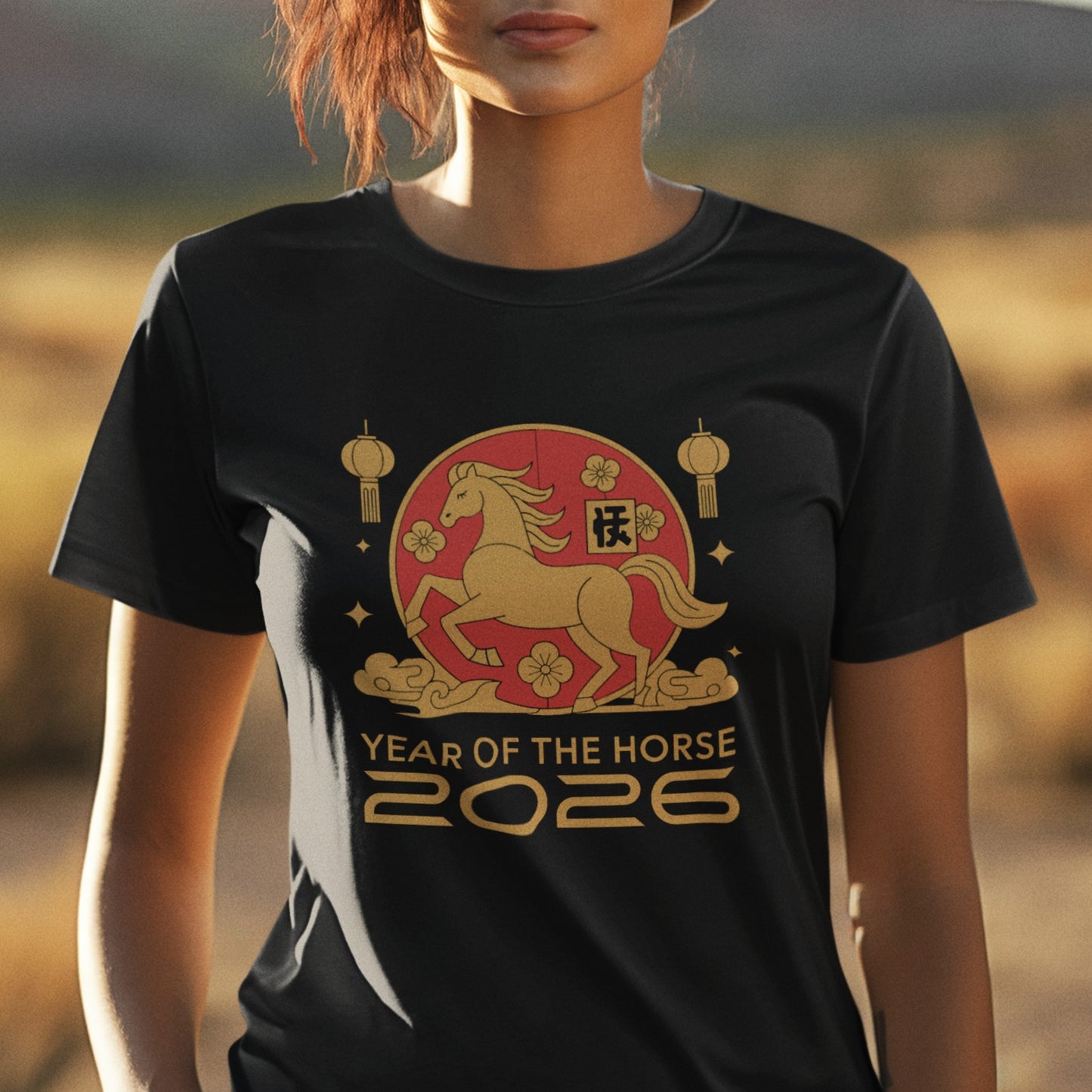 Year Of The Horse 2026 Celebration Tee Shirt
