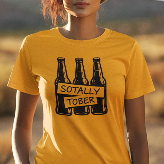 Sotally Tober Beer Bottle Unisex Tee Shirt